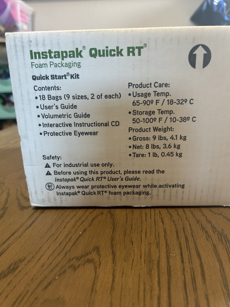 Sealed Air Instapak (simple foam packaging system ) Start Kit