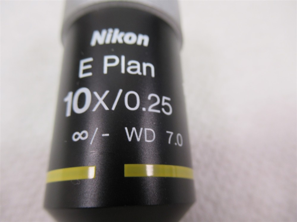 Nikon E Plan 10x 0.25 Microscope Objective Lens Eclipse Series E200