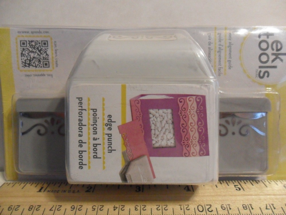 EK tools Edge Flourish Scroll Punch New Package