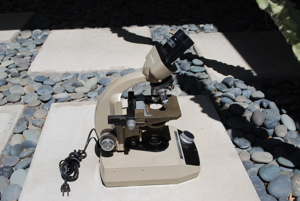 Vintage Vickers Instruments Binocular Microscope