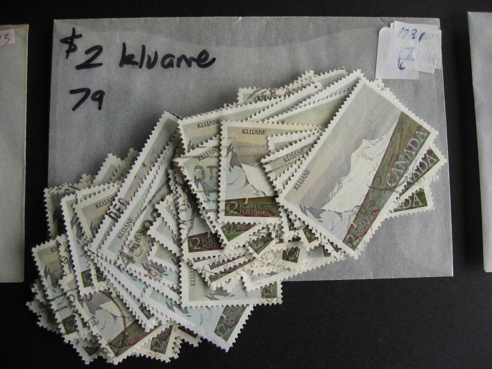 Canada wholesale 700 used $2 stamps in envelopes various issues