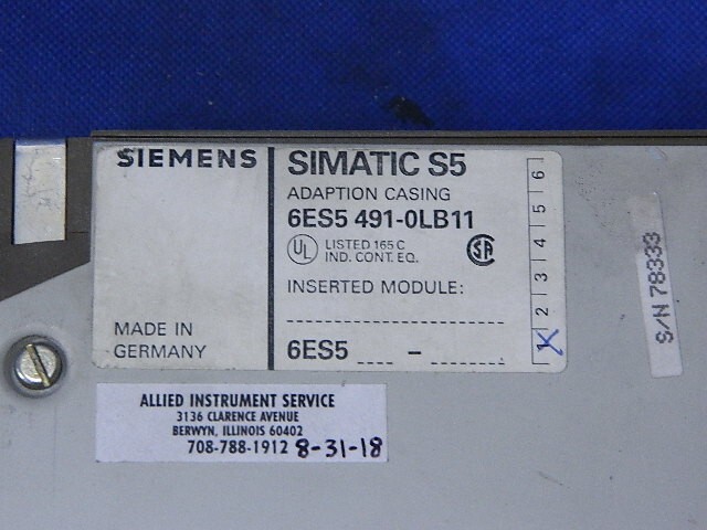 SIEMENS 6ES5 491-OLB11