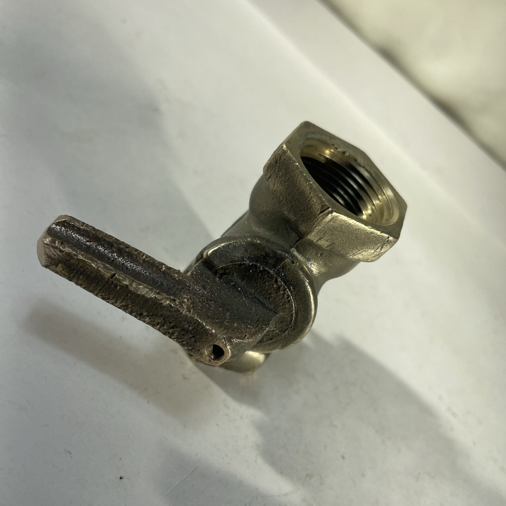Old solid brass gas valve 3/4” inch McD. G