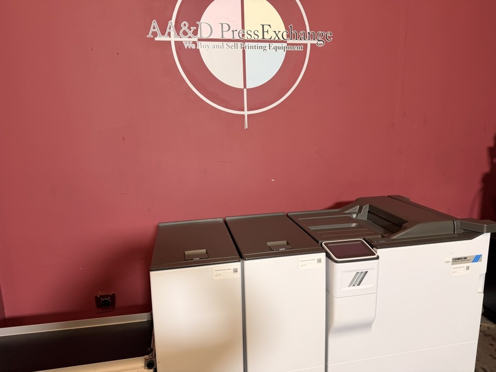 Plockmatic 500 bookletmaker extended Conveyor !Video!