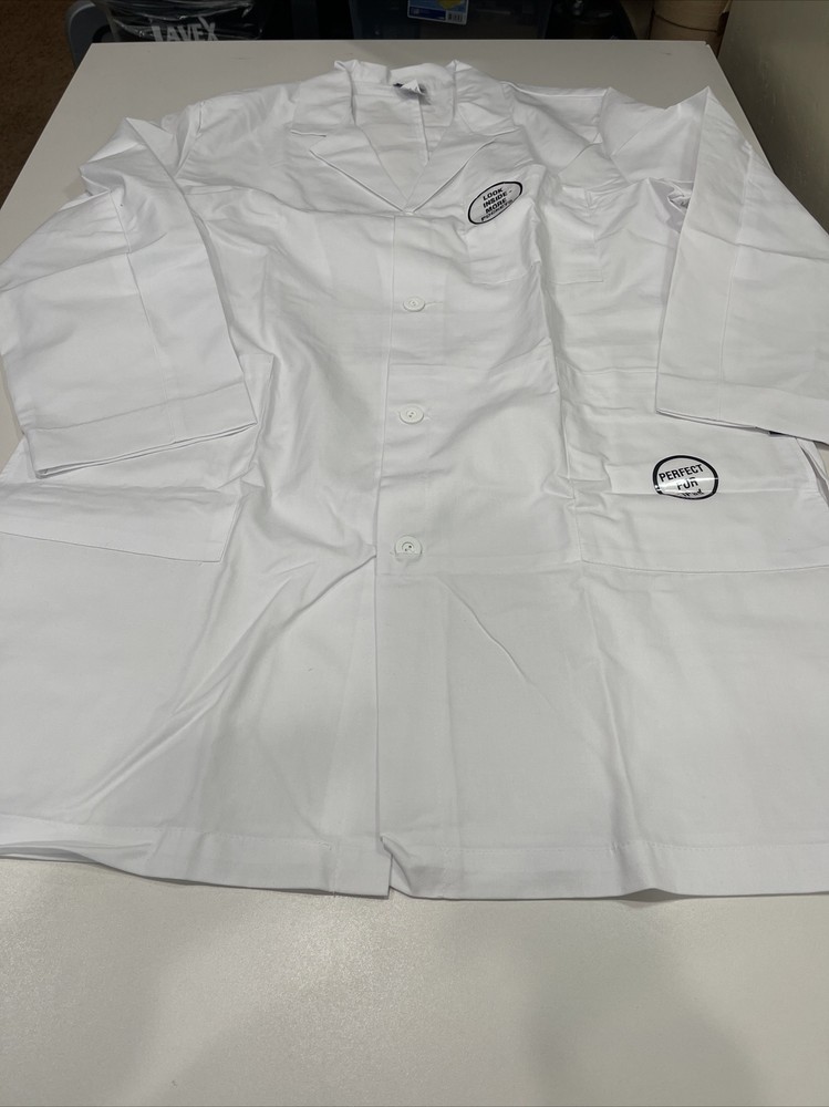 Meta- Unisex White Lab Coat- Size 36