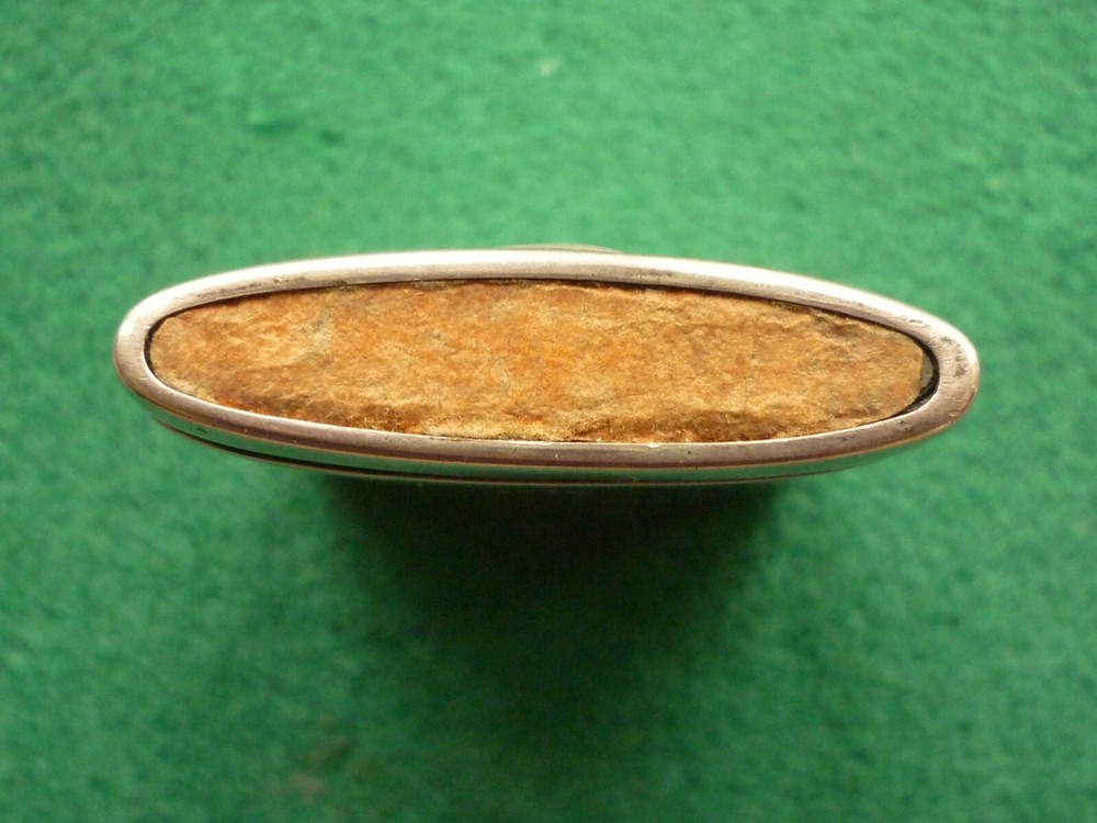 Solid Silver Unusual Sliding Vesta Case Birm 1925 with Advertising Inscription