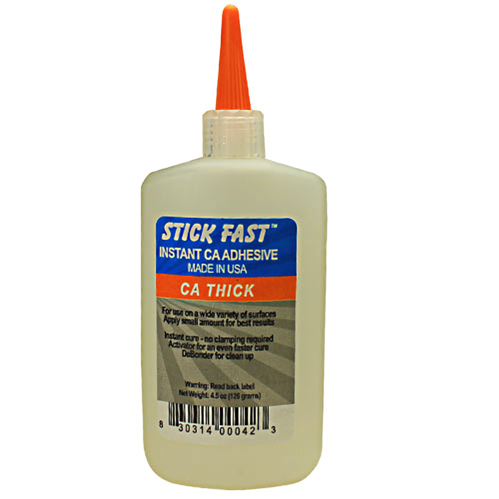 Stick Fast CA Adhesive, Thick 4.5 oz