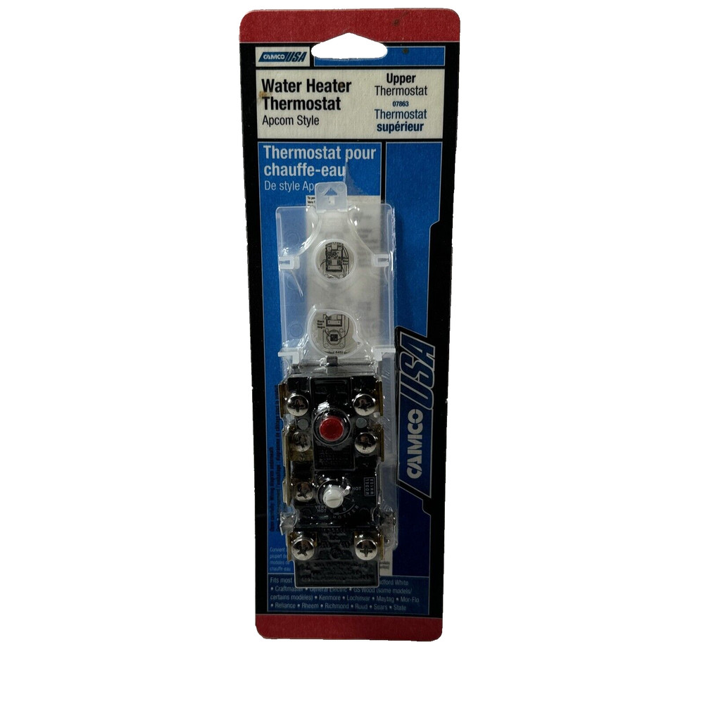 NOS Camco USA 07863 Electric Water Heater Upper Single Thermostat Limit Switch