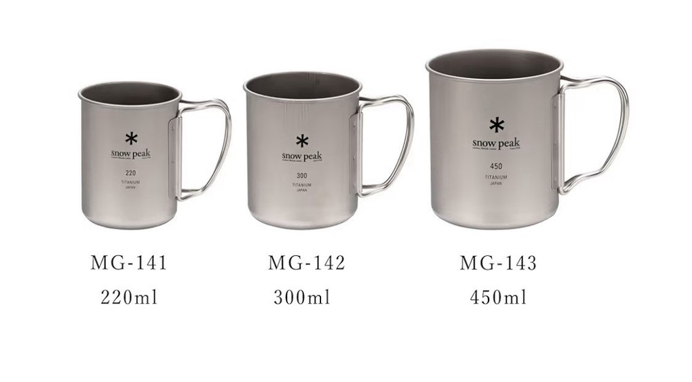 Snow Peak Titanium Single Mug 300