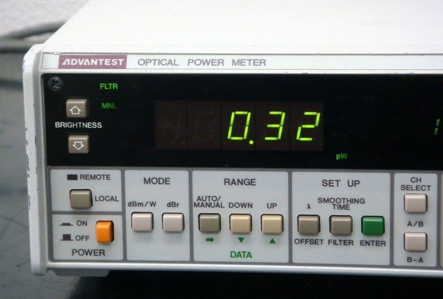 ADVANTEST Q8214A Optical Power Meter