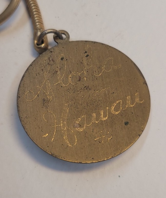 Vintage Hawaiian Surfer Keychain