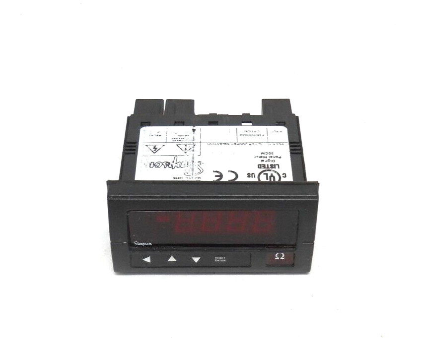SIMPSON H335381020 DIGITAL PANEL METER 30CM