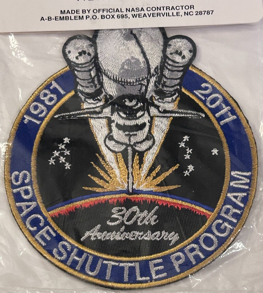 NASA Space Shuttle Program 30th Anniversary Commemorative Patch A-B Emblem