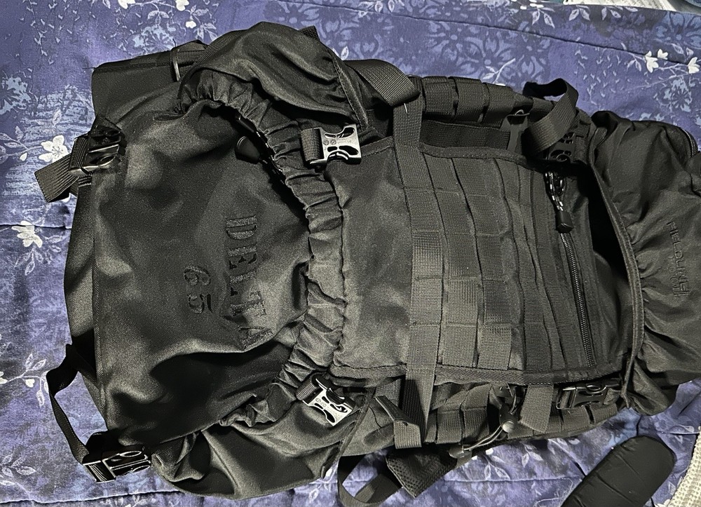 “Fieldline Tactical Delta 65L Internal Frame Backpack MOLLE System Black NEW”