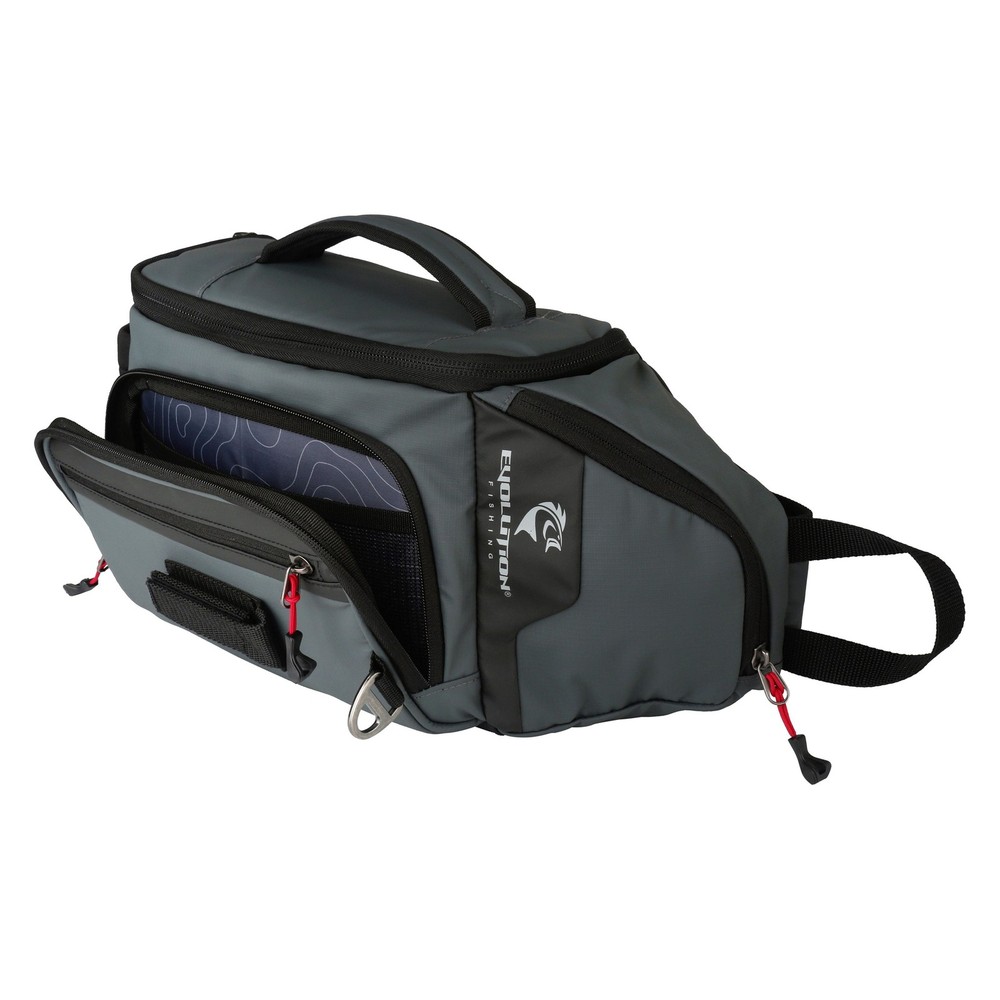 Evolution Outdoor Largemouth 3.0 Sling Pack, Grey, Medium, 34037-EV