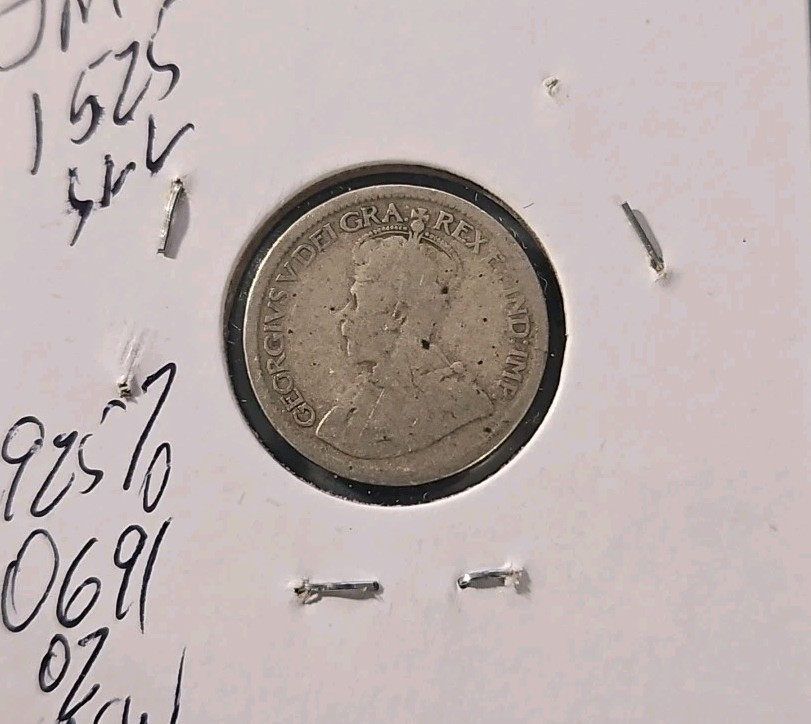 Canada 1916 Silver 10 cents (KM.#23)