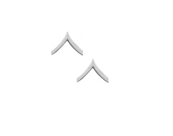 SMITH & WARREN PRIVATE CHEVRON, NICKEL - PAIR