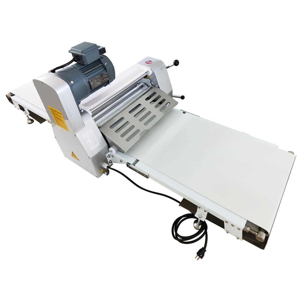 110V Dough Sheeter Reversible Roller Croissant Roller Sheeter for Pastry Dough
