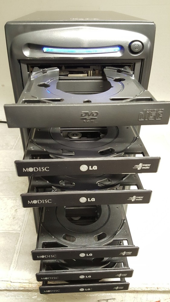 LG Pro Duplicator 1 TO 5 CD DVD Burner Duplication Tower