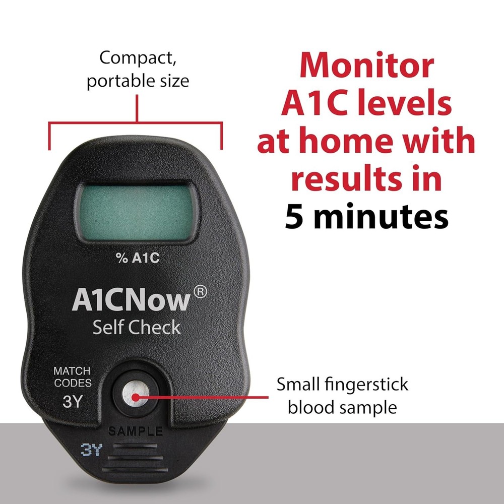SelfCheck, A1C Home , Includes Analyzer and 4 Tests, Displays Results in 5 Mi...