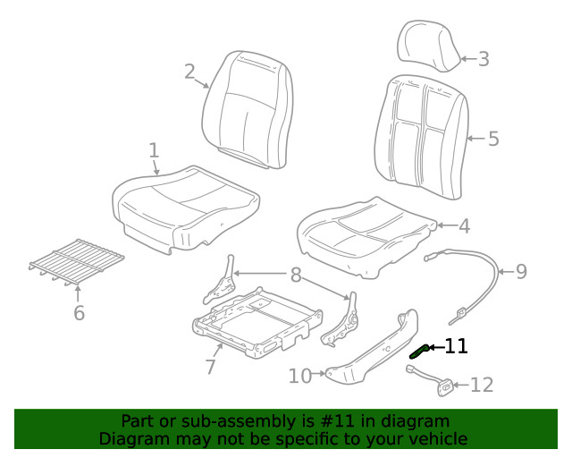 Genuine GM 16800247 Handle - OEM Replacement Part