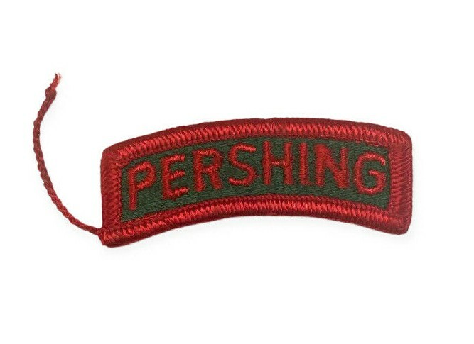 Army Pershing Red Green Tab Patch