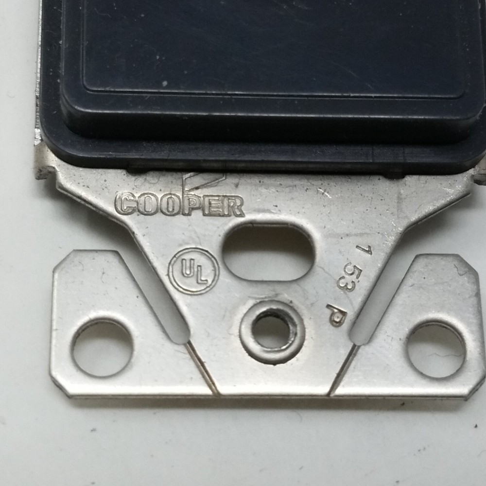 Cooper Phone Video Cable CATV Jack Telephone Wall Plate