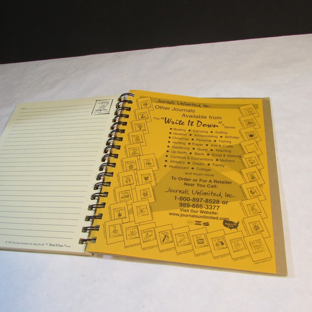 Camping Journal ~ Adventure Memories Log Book