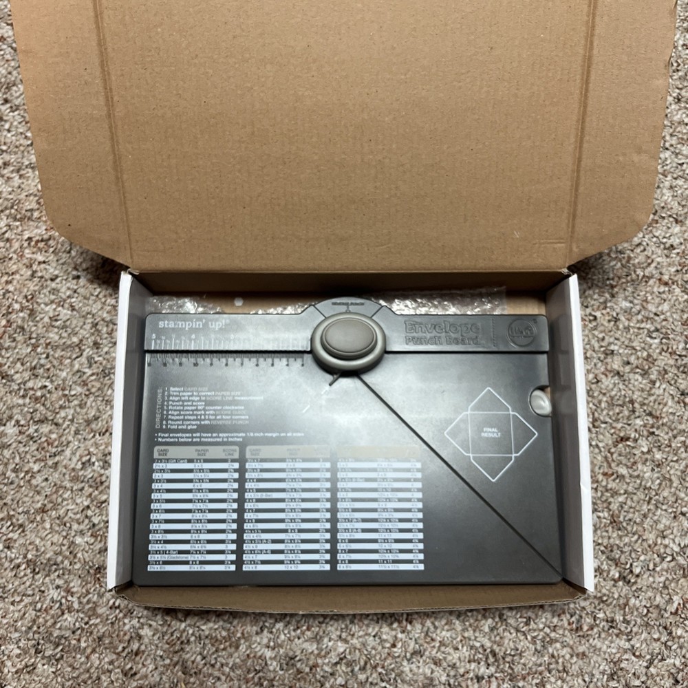 Envelope Punch Board