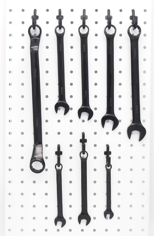 Pegboard Hooks Kit 200PK Pegboard J Hook Assortment Black Peg Hooks