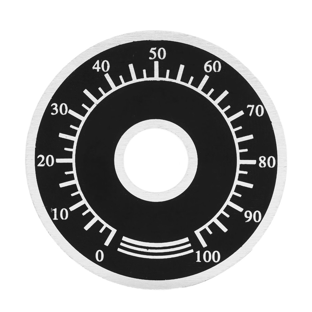 10pcs Potentiometer Knob Replacement Dial Plate for Variable Transformer