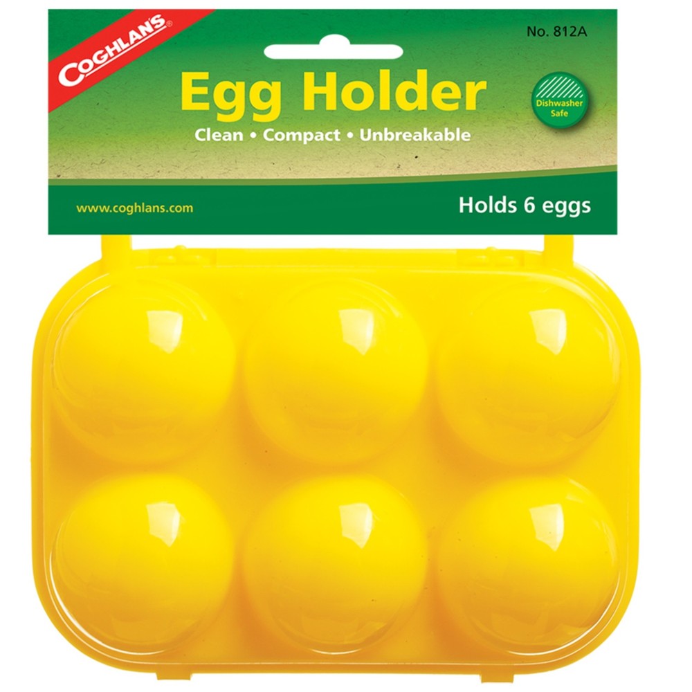 Coghlan's Plastic Egg Holder, Holds 6 Eggs - Yellow