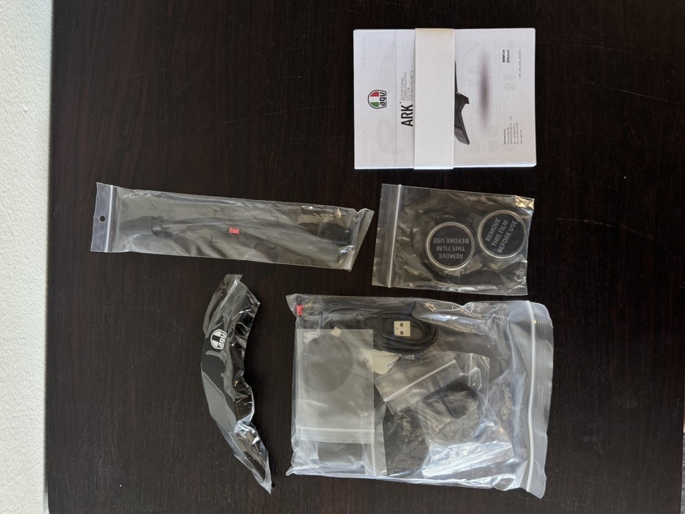 AGV ARK Motorcycle Helmet Intercom Communications Bluetooth Kit