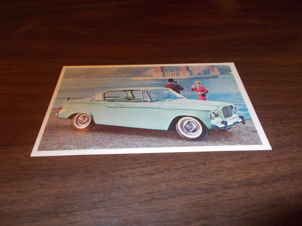 1960 Studebaker Lark Hardtop Advertising Postcard