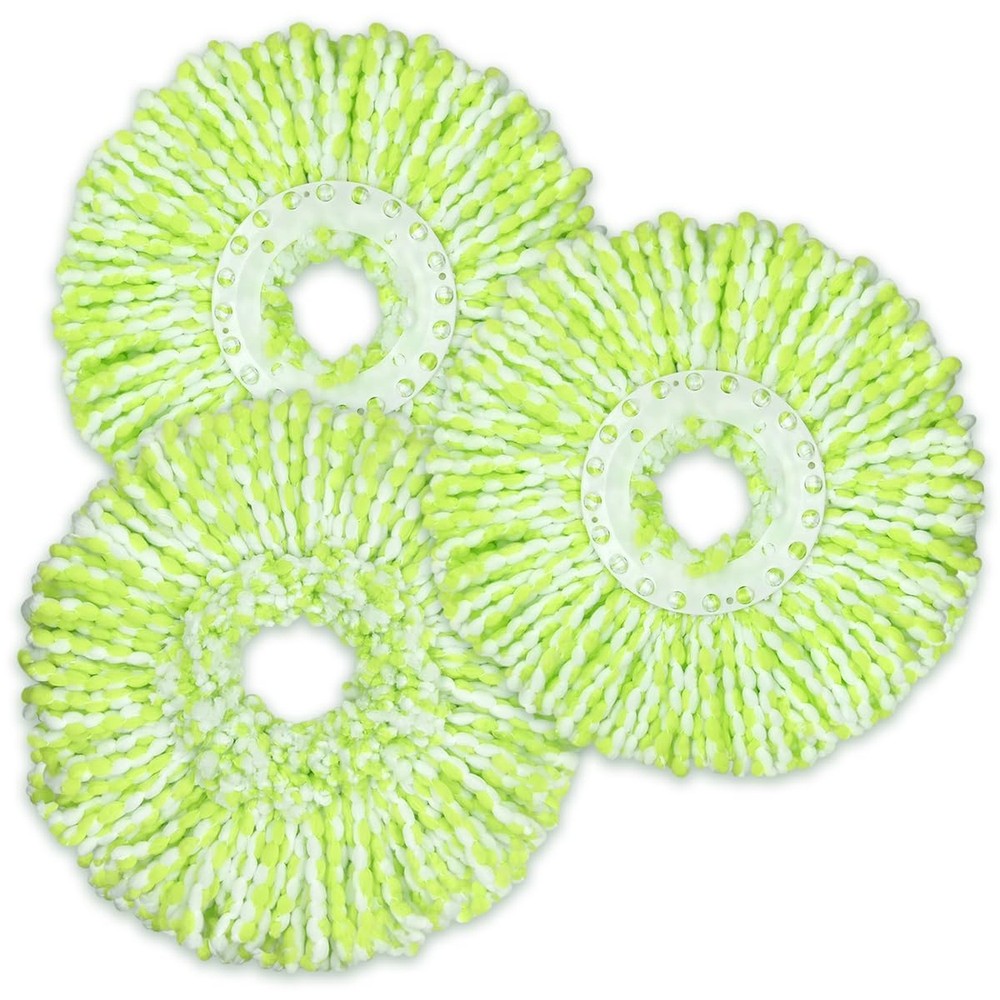 3 Pack Mop Head Replacement Compatible with Libman All-in-One Spin Mop, Micro...