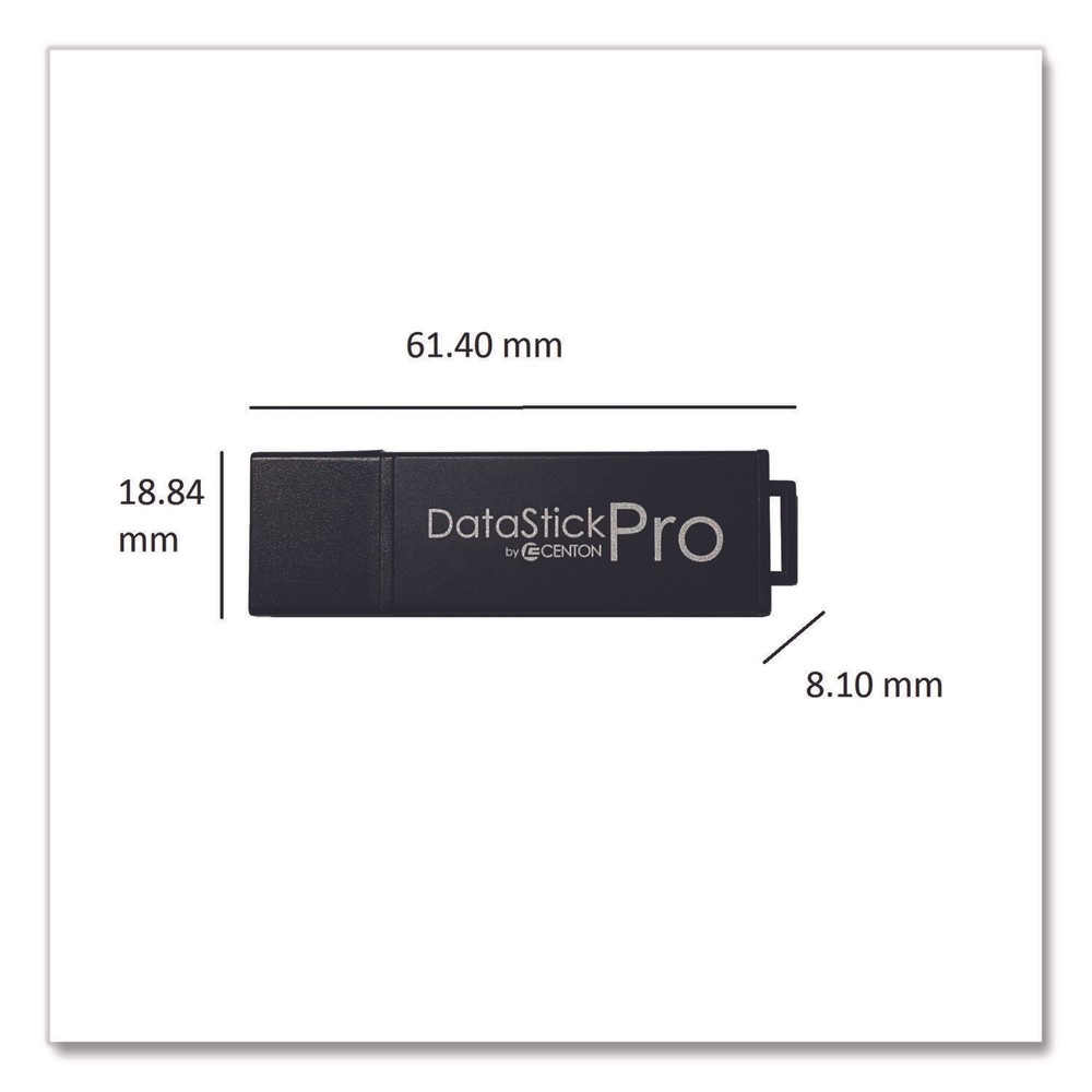 DataStick Pro USB 3.2 Type A Flash Drive, 32 GB, Black