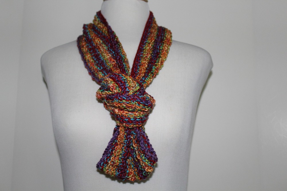 Knit Boho Chic Infinity Scarf Unisex Multi - Color 100% Soft Draylon Microfiber