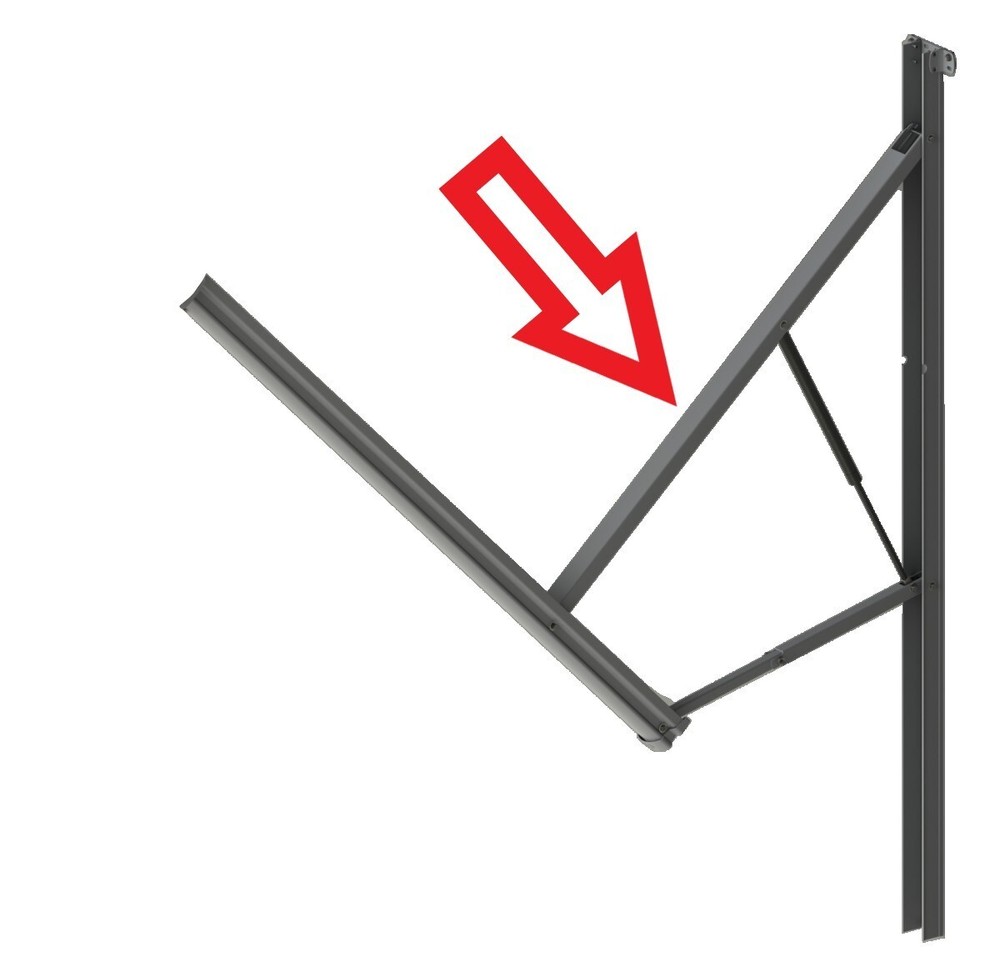 New Lippert Style Edge or 2000 Series Top inner Arm Replacement Part 46 1/8"