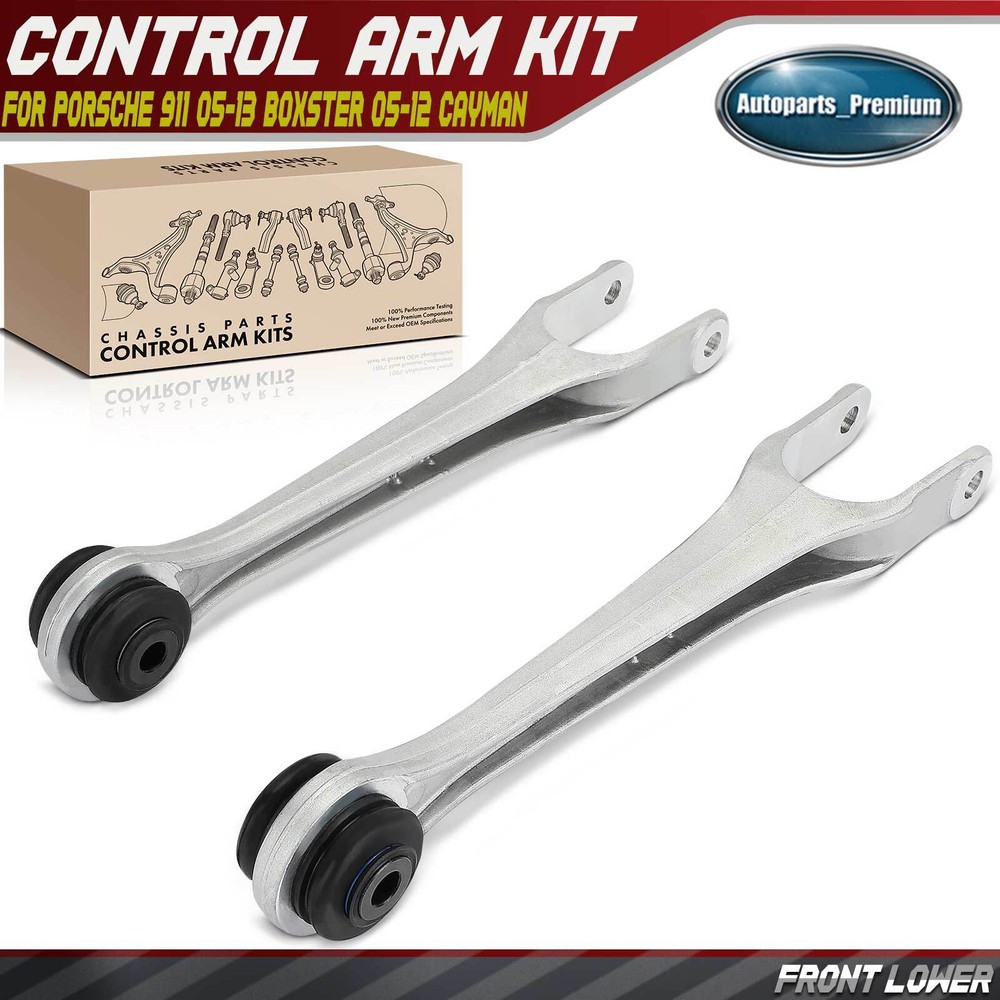 2x Front Lower Forward Control Arm for Porsche 911 05-13 Boxster 05-12 Cayman
