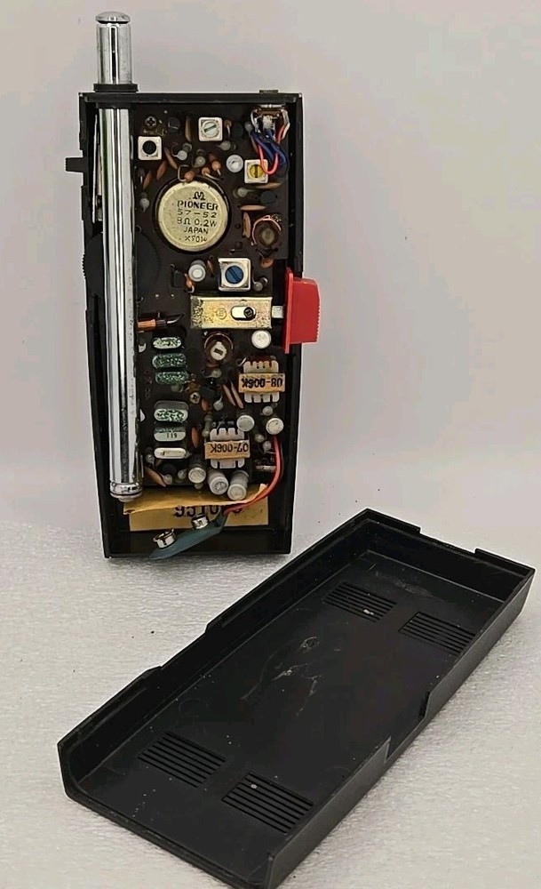 Vintage 3 Channel Ross Walkie Talkie 9 Transistor Transceiver Solid State Tested