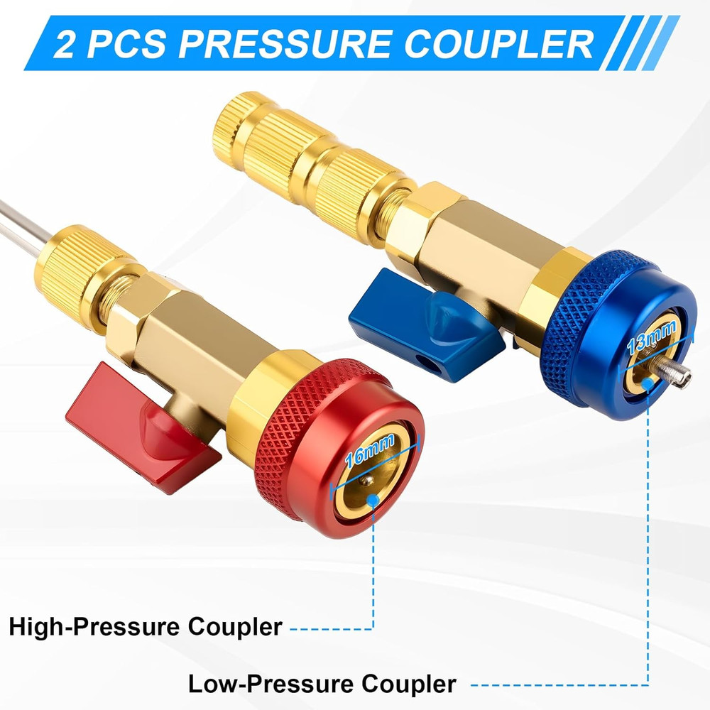 31 PCS Professional AC Valve Core Removal Tool R134A Refrigerant Systems Quick