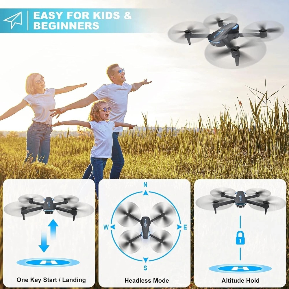 Voice Control Quadcopter with 1080P Camera, Altitude Hold