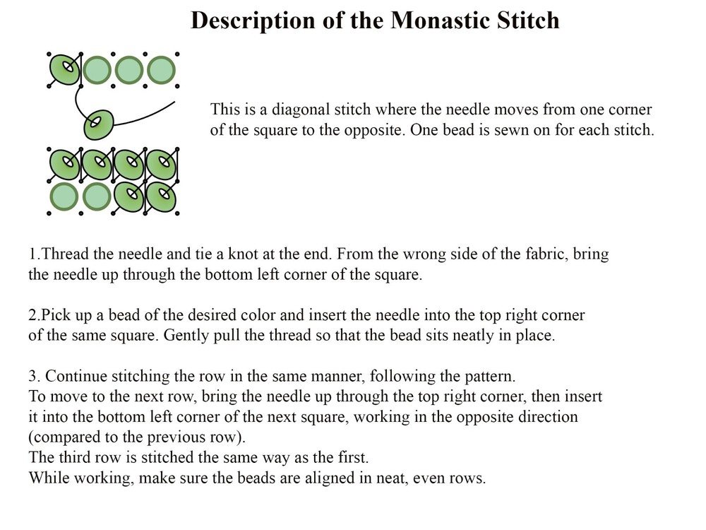 Bead Embroidery Kit Squirrel Bead needlepoint Bead stitching DIY VDV