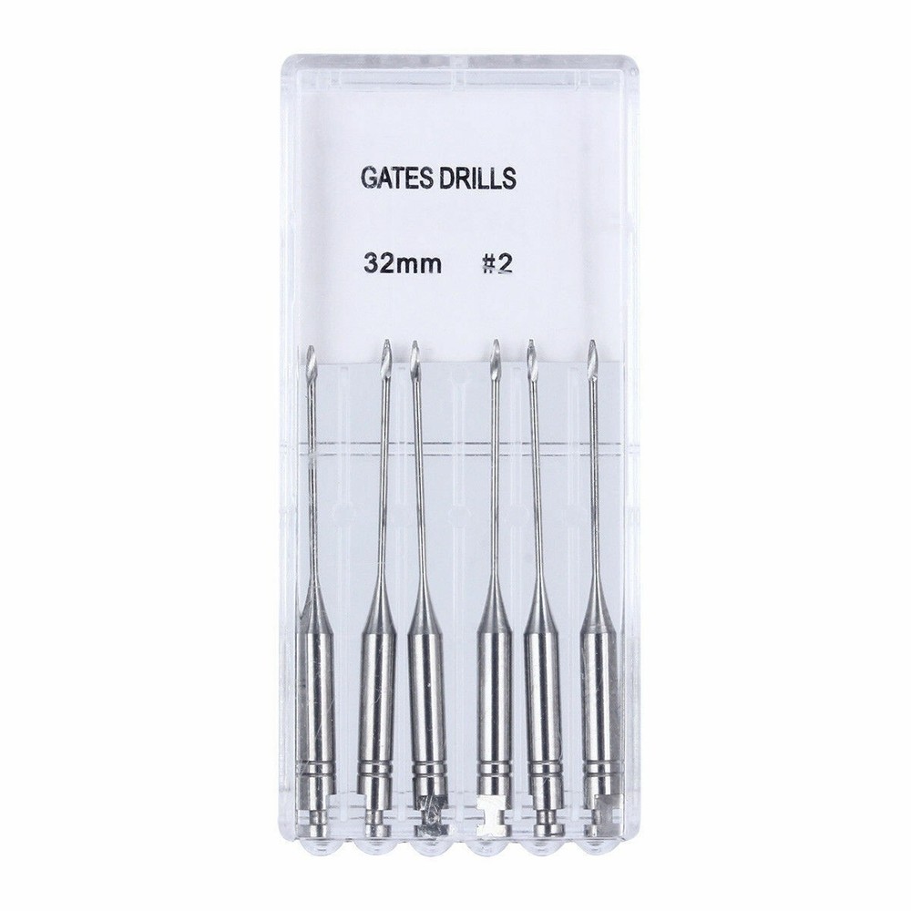 Dental Endodontic Root Canal GATES Glidden DRILLS Stainless Steel Engine Use
