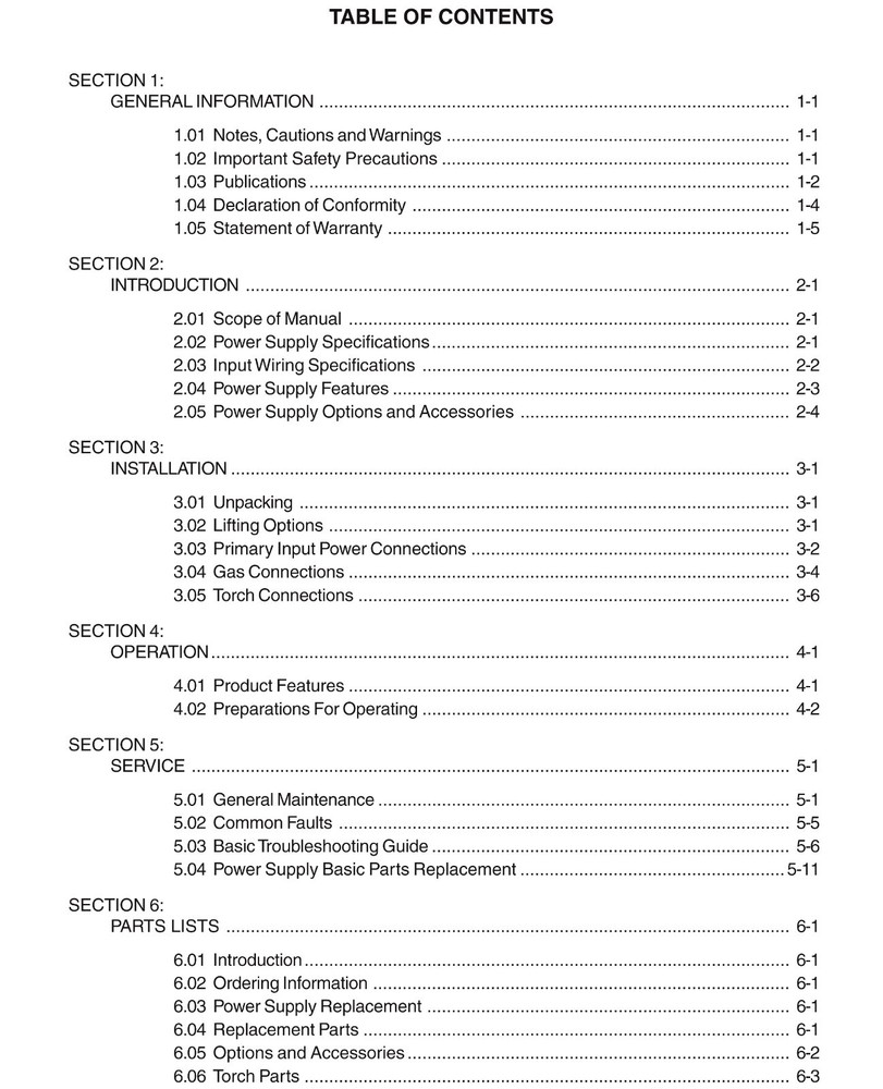 Thermal Dynamics CutMaster 151 Plasma Cutter Operating Manual *953