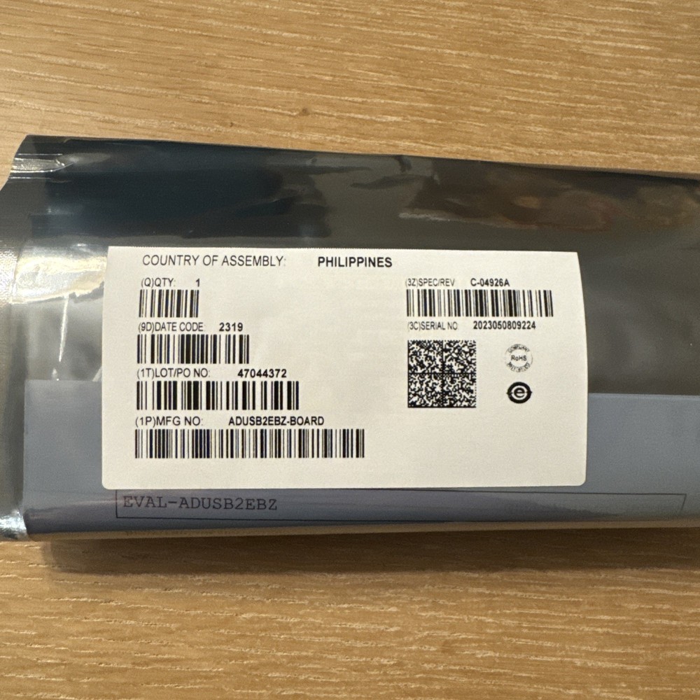 NEW ANALOG DEVICES ADUSB2EBZ-BOARD EVALADUSB2EBZ