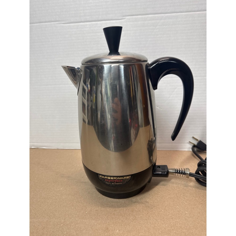 Farberware Superfast Fully Automatic Electric Percolator Coffee Maker Model 138B