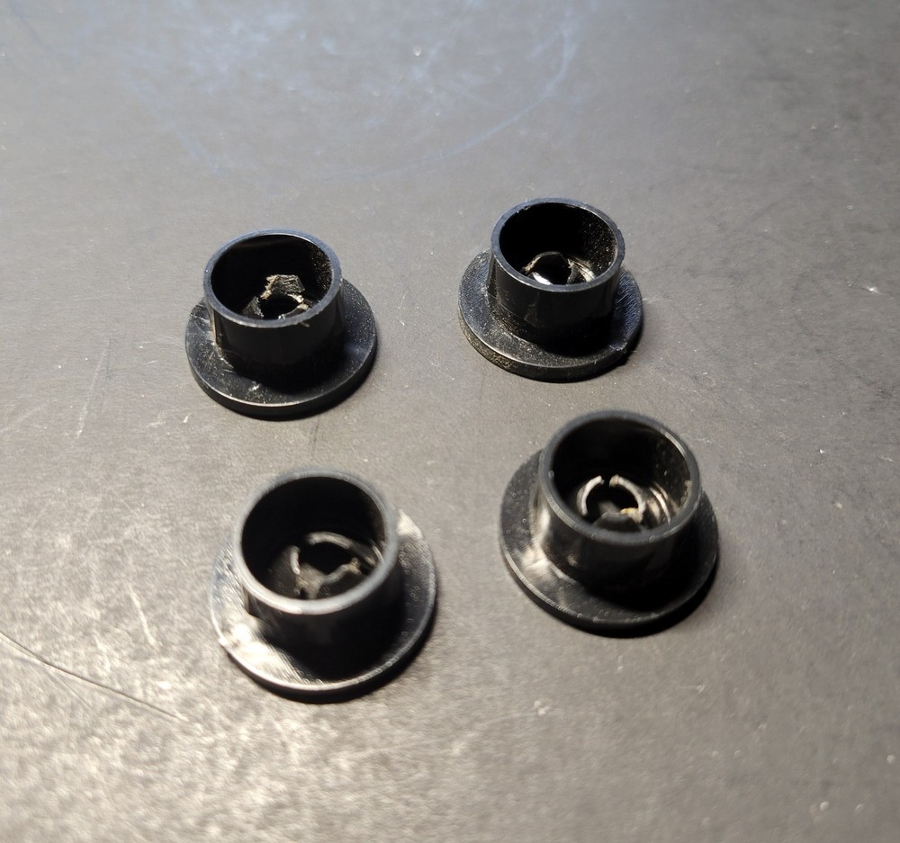 Set of 4 Original Sansui SP-2700A Plastic Speaker Grill Peg Inserts Female Side