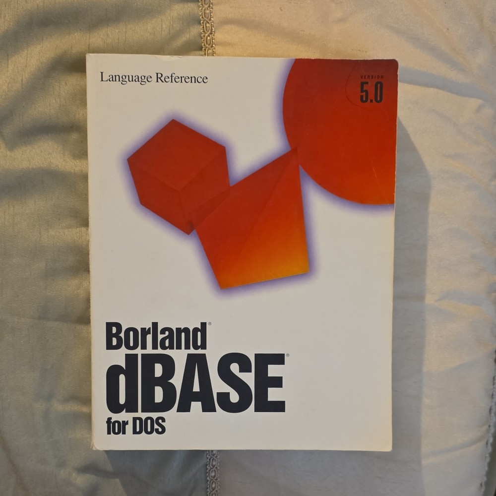 Borland dBASE for DOS 5.0 Manuals Set - Programmer's, User's, Language Guides
