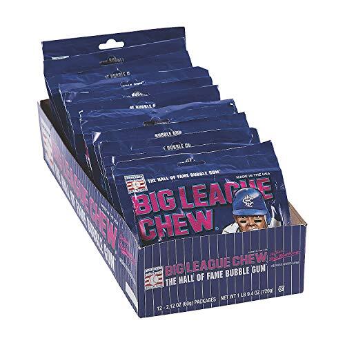 Big League Chew Blue Raspberry Chewing Gum